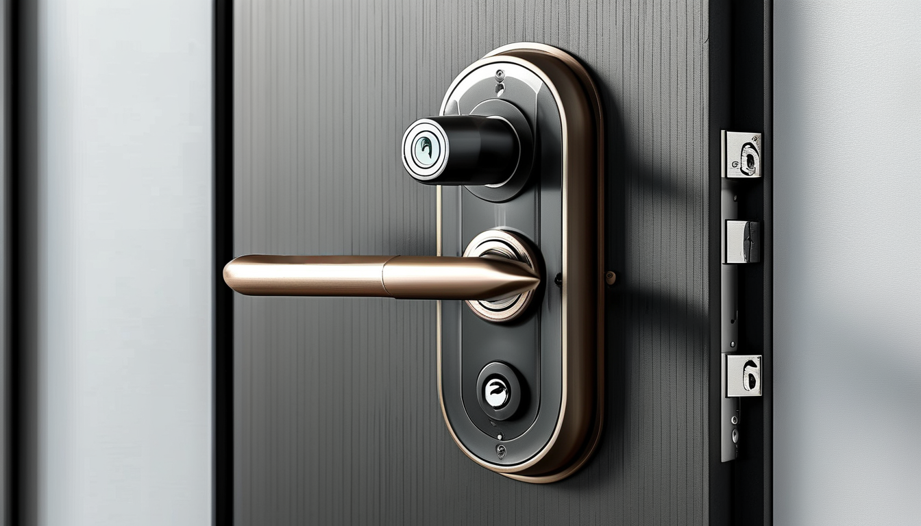 Aluminium voordeur met smart lock fabrikant