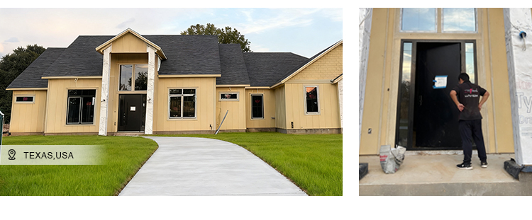 Luxe Villa Voordeur Project Alvin Texas