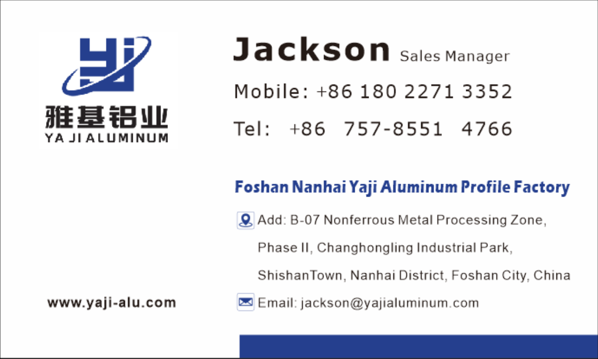 YAJI Geluidsdichte Ramen Aluminium Profielen Deuren Leverancier Foshan