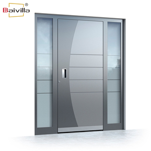 Op maat gemaakte villa met beveiligde buitendeur, slim slot, wachtwoord, elektronische voordeur, aluminiumlegering, glas, brandpreventie.