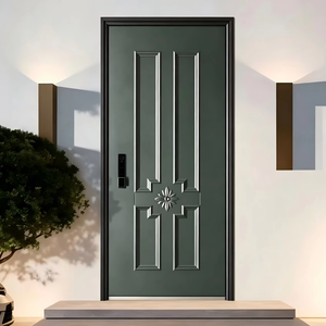 Luxe op maat gemaakte aluminium buitendeur met reliëf