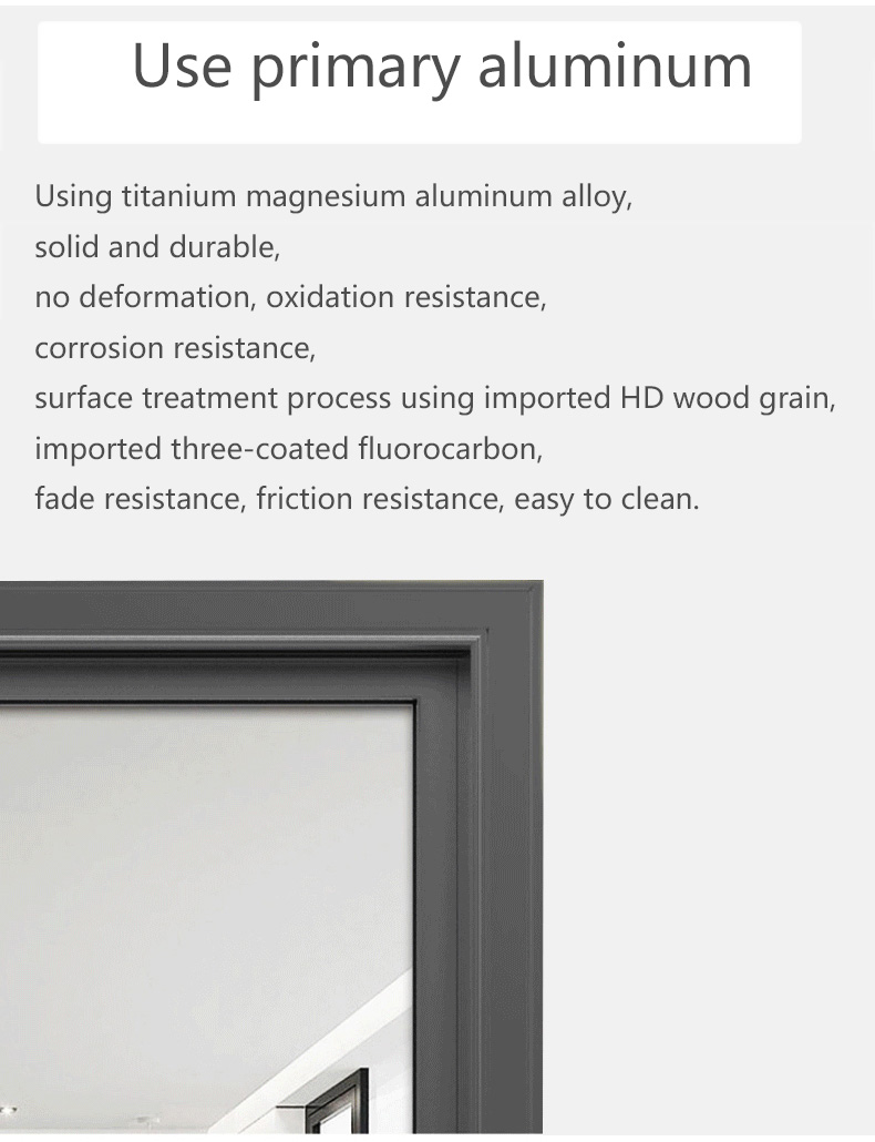 Op maat gemaakte, moderne, robuuste vouwdeuren van aluminiumlegering met dubbele laag gehard glas en thermische isolatie voor buitenruimtes van villa's.