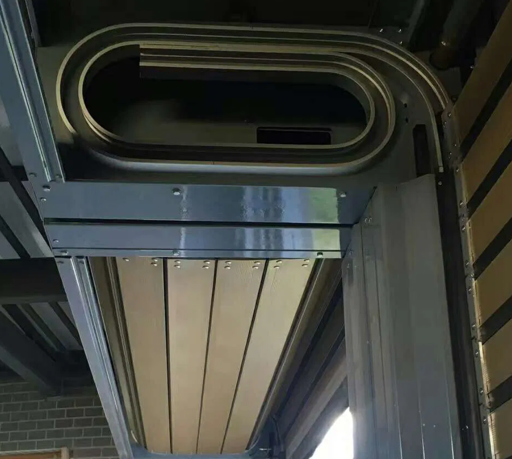 Aluminiumlegering spiraalvormige turbo snelle garagedeur, snelle garagedeur, aluminium isolatiepaneel, rolluik, snelle deur