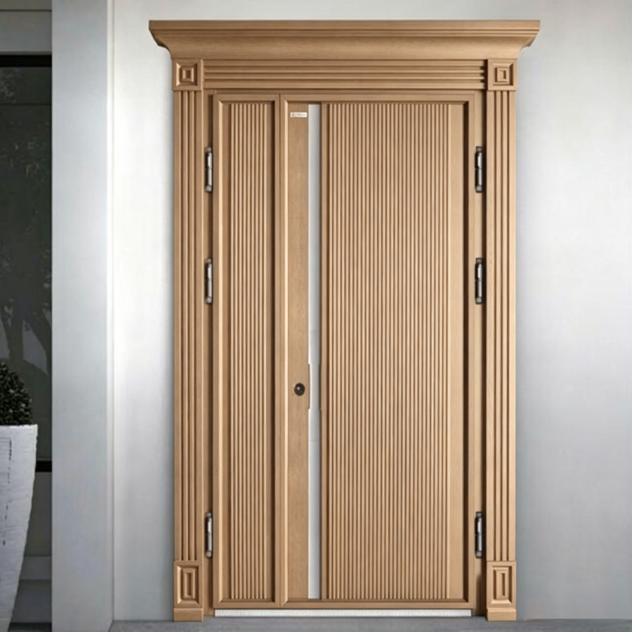 Moderne gegoten aluminium design voordeur