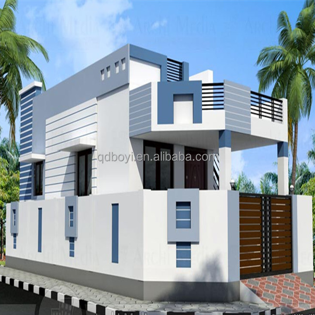 Low Cost Fast Assemble Modular Home Luxury Light Steel Modern Luxury Design Steel Structure Prefab Villa Luxury House