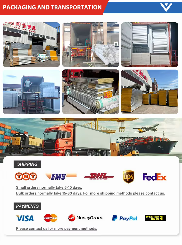 Verpakking en transport prefab units
