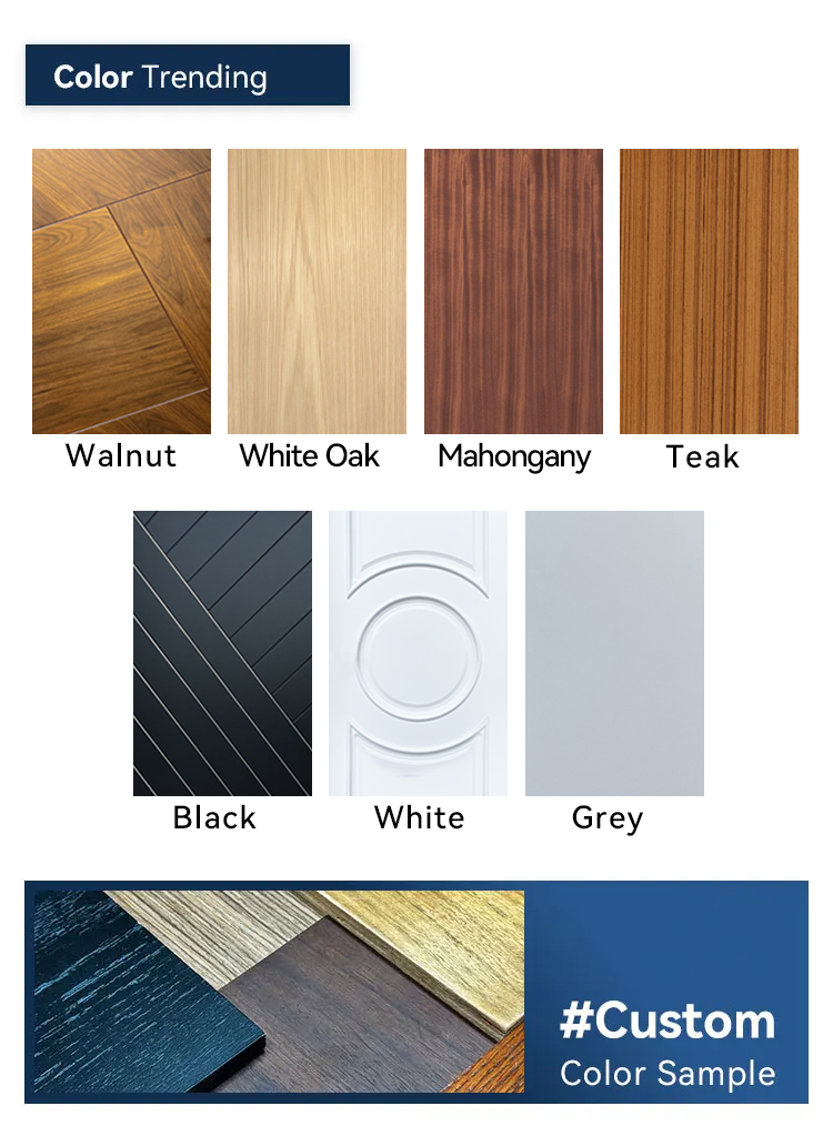 Pivot deur hout en staal detail