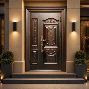 ZS Custom Moderne Waterdichte Brandvertragende Enkele Voordeur