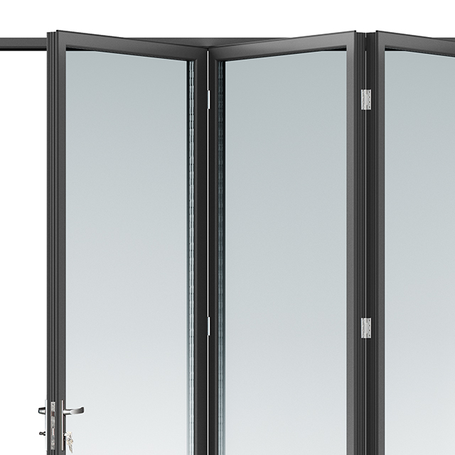 Buiten- of binnendeuren en -ramen, scharnierende deuren, vouwdeuren, accordeondeuren, schuifdeuren, aluminium vouwdeuren met glas, dubbele vouwdeuren.