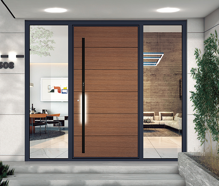 Gerealiseerd villaproject met een Derchi voordeur