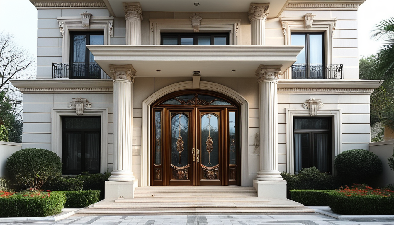 Aluminium Voordeur voor Luxe Villa's