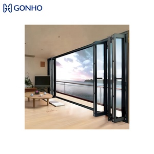 Geluidsisolerende NFRC aluminium glas vouwdeuren en ramen