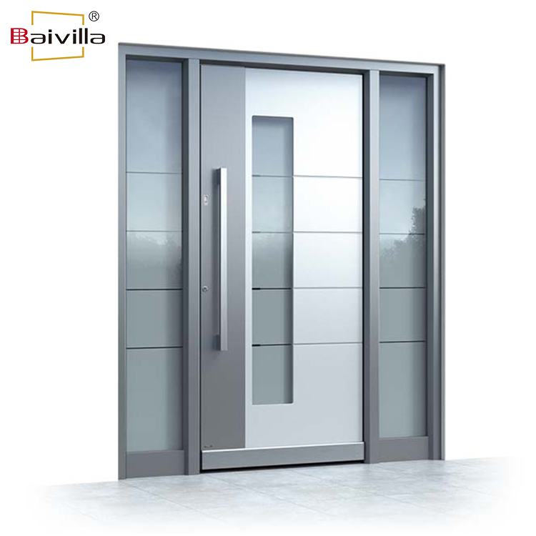 Op maat gemaakte villa met beveiligde buitendeur, slim slot, wachtwoord, elektronische voordeur, aluminiumlegering, glas, brandpreventie.