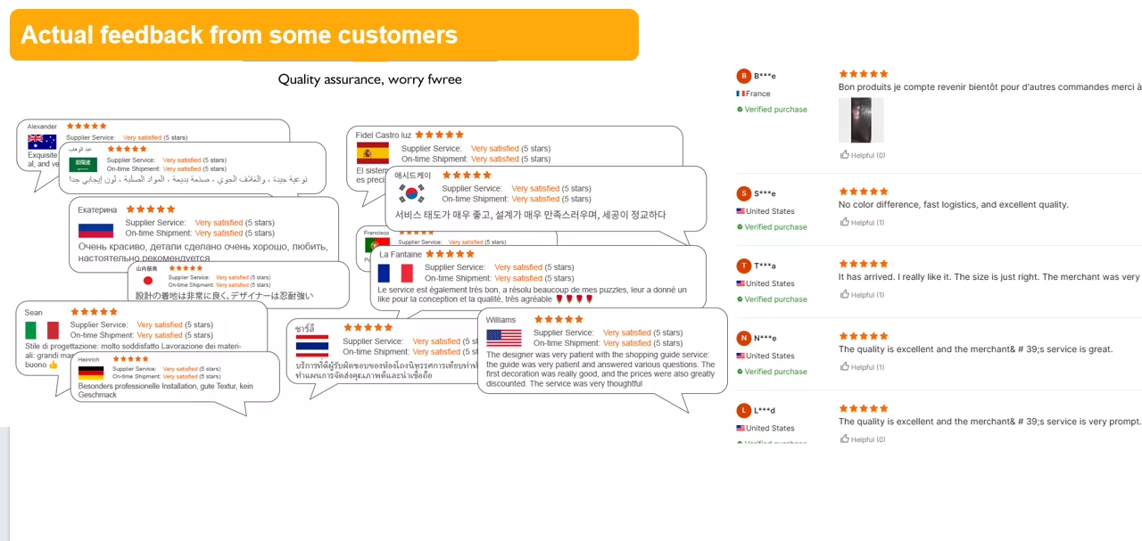 Feedback van Klanten