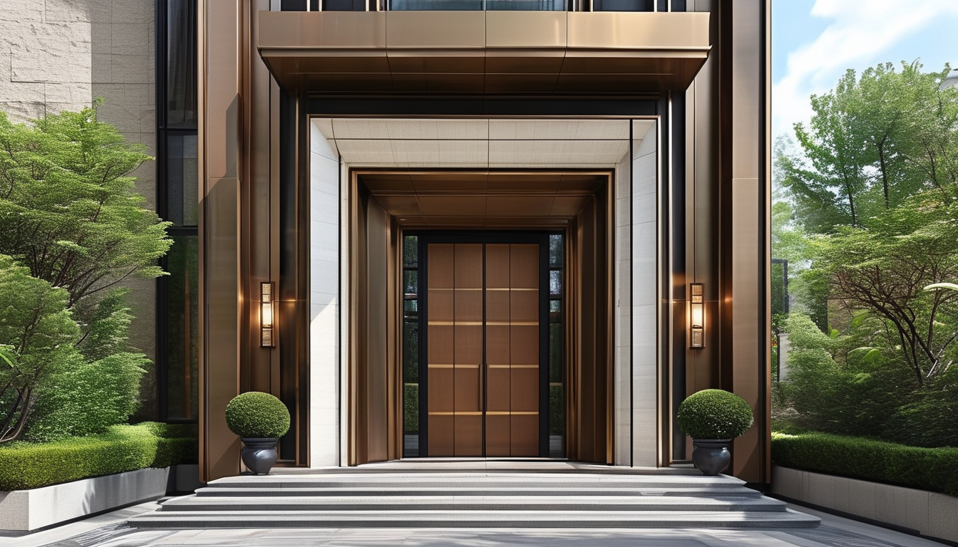 Grote Entreedeuren voor Moderne Villa's