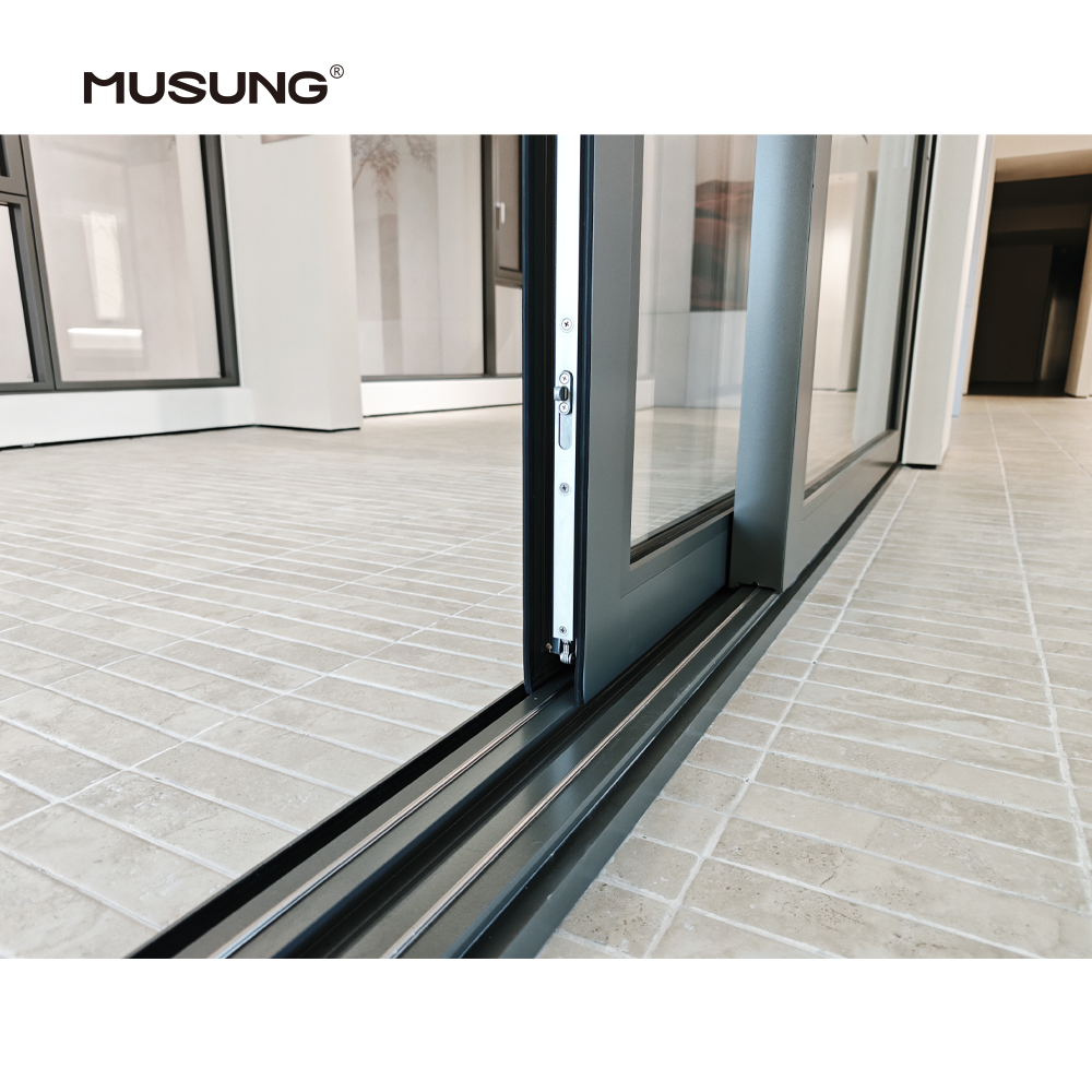 Hot Sell Energiezuinige, op maat gemaakte dubbellaags gehard glas met thermische onderbreking en aluminium hefmechanisme voor balkons en terrassen