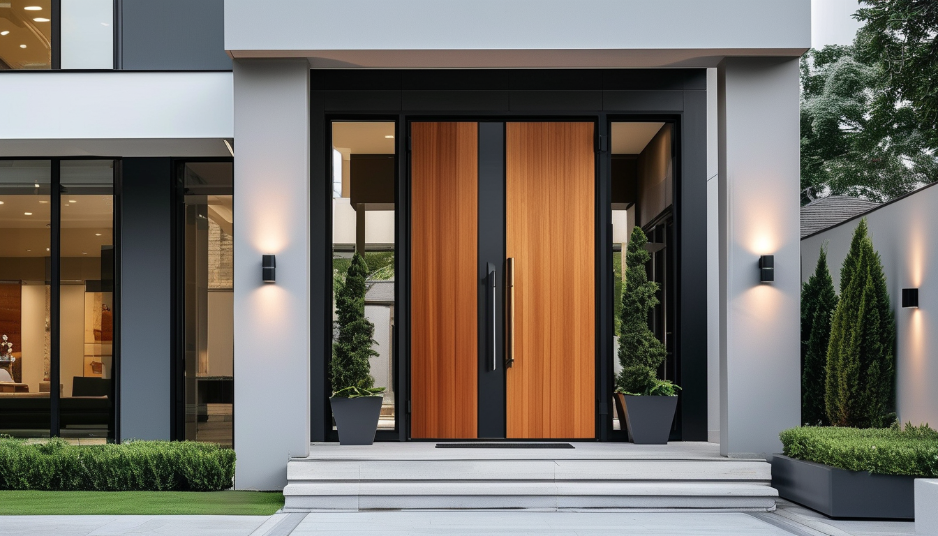 Fabrikant van moderne aluminium voordeuren