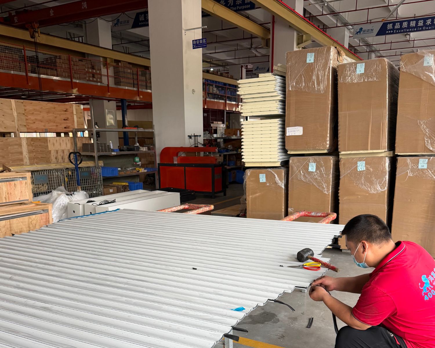 Productieproces aluminium panelen