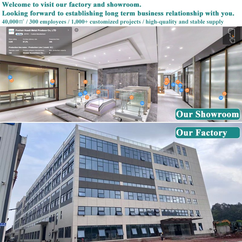 Fabriek en showroom impressie